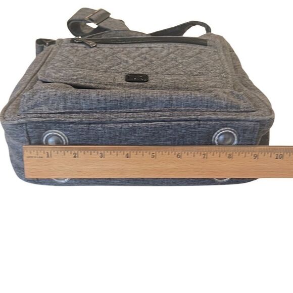 Lug Hopscotch Grey Multiple Pockets RFID Crossbody - Picture 11 of 13